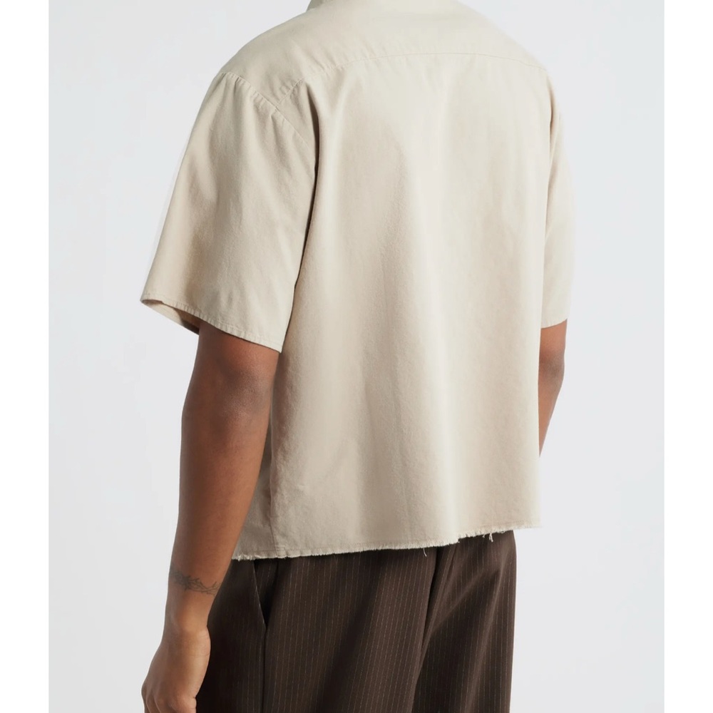 Elwood, Keyhole Short Sleeve Snap-Up Shirt - Picture 6 of 6